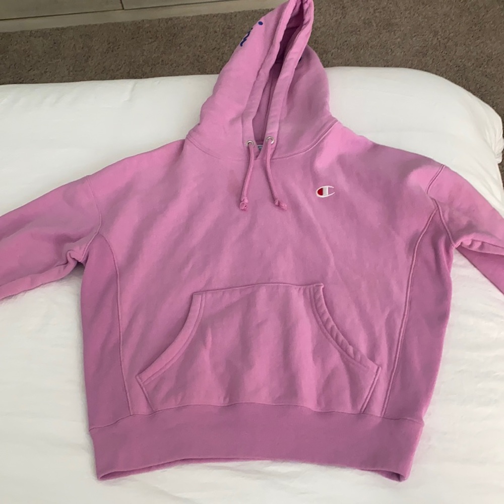 Purple pink champion hoodie